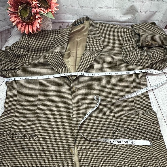 Oak Hall Men's Classic wool cashmere Blazer jacket sz 46L tall classic - Picture 4 of 9